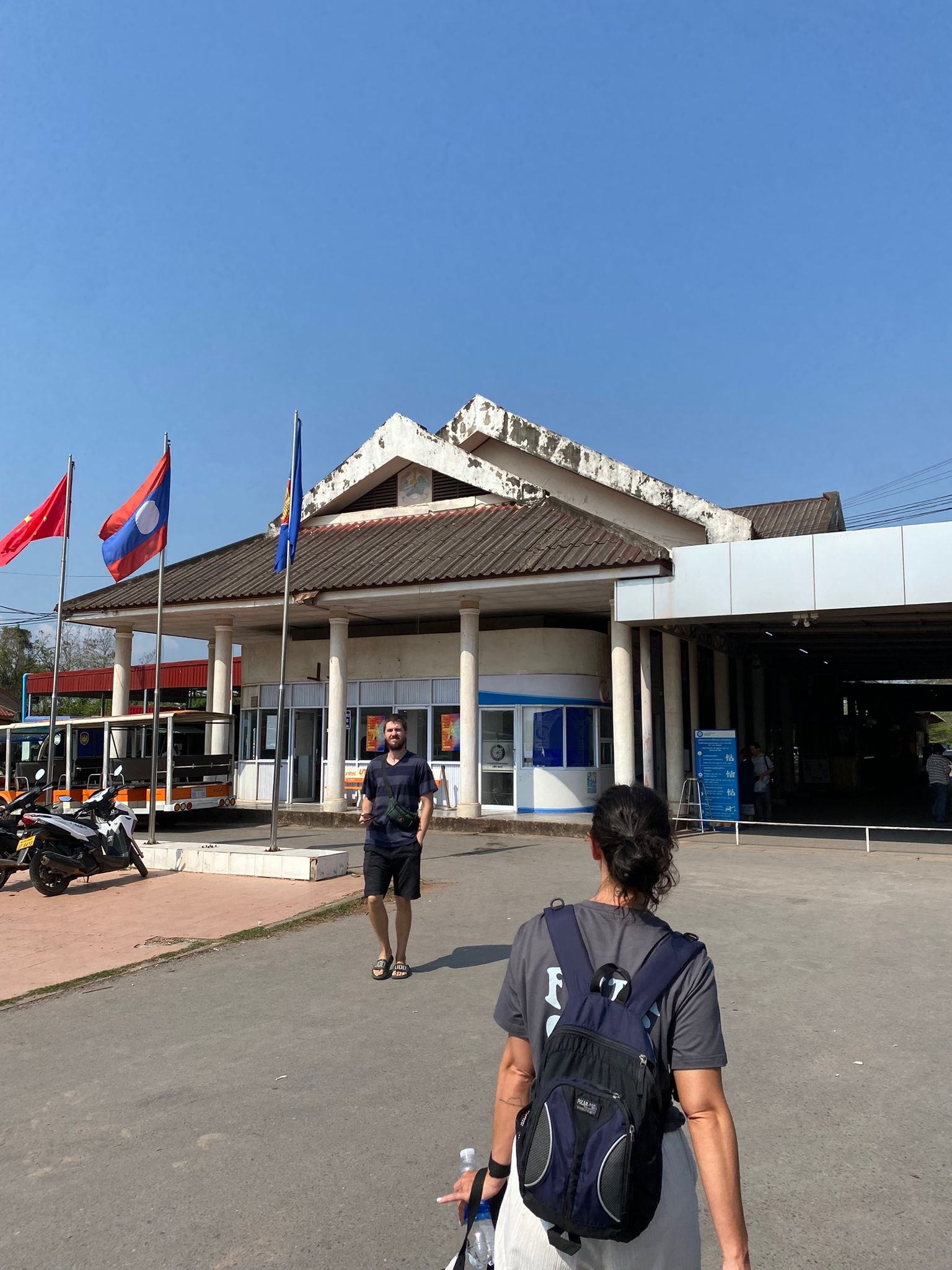 Phu Quoc visa run vehicle on the mainland road